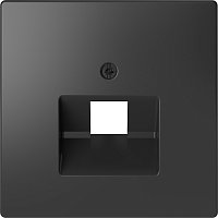 Лицевая панель Schneider Electric Merten D-Life для 1-м. розетки RJ45 антрацит